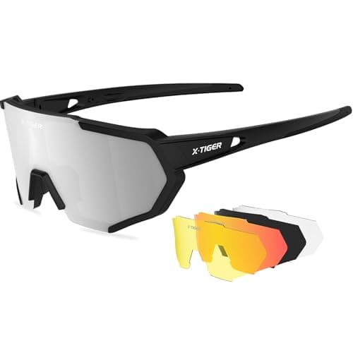 X-TIGER Polarized Sports Sunglasses with 5 Lenses