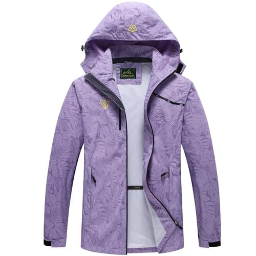 GIISAM Women's Waterproof Rain Jacket