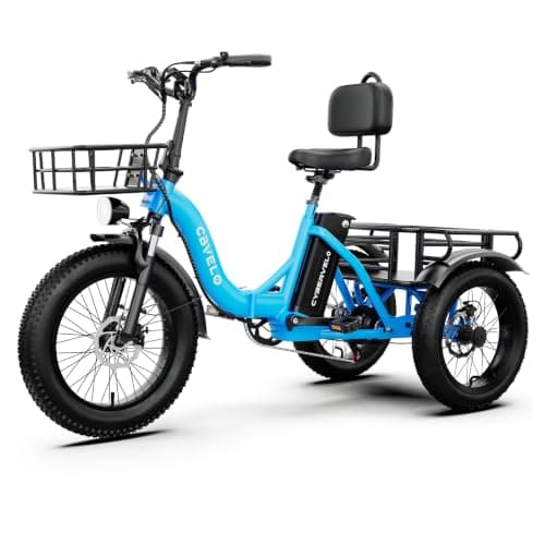 Cybervelo C16 Fat Tire Folding Electric Trike
