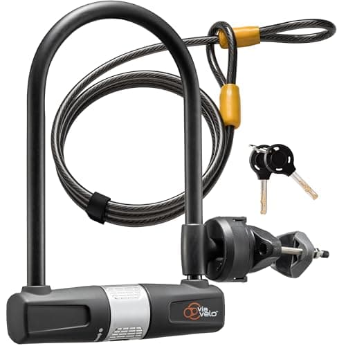 Via Velo 14mm U-Lock with Cable