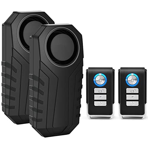 USUPERINK Wireless Bike Alarm with Remote, 2 Pack