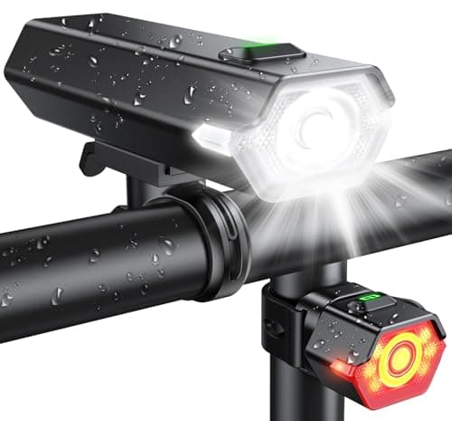 Cuvccn 1000 Lumen Bike Light Set
