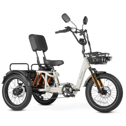 TINIOVER River Full Suspension Folding Electric Tricycle