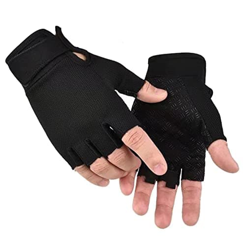 SUJAYU Fingerless Biking Gloves