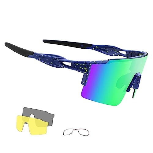 OULAIQI Polarized Sunglasses with 3 Lenses