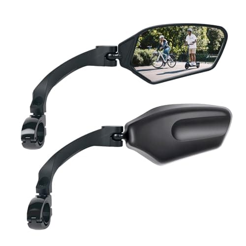 TXZSXS Adjustable Handlebar Bike Mirrors, Left and Right