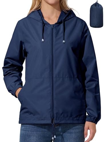 UIQUR Women's Packable Cycling Rain Jacket