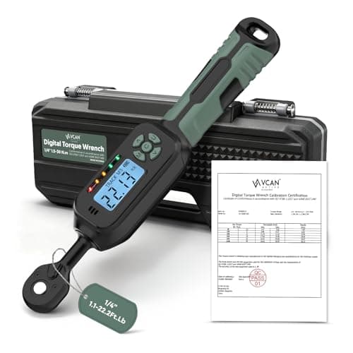 VCAN ACTIVE Digital Torque Wrench 1/4-Inch