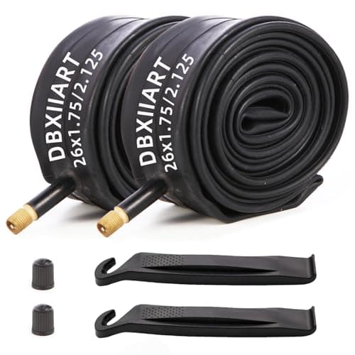 DBXIIART Heavy Duty 26 x 1.75/2.125 Tubes, Schrader, 2 Pack