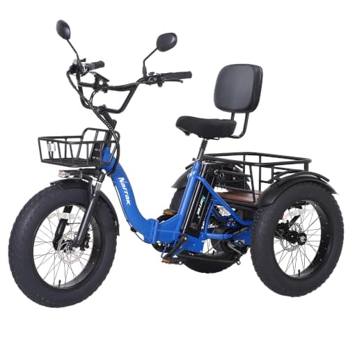 NARRAK 750W Folding Fat Tire Electric Trike