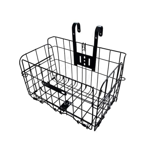 Tfwadmx Folding Front Steel Basket with Handles