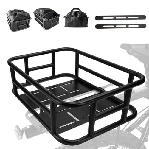 PMKBVI Steel Rear Basket with Net and Cover
