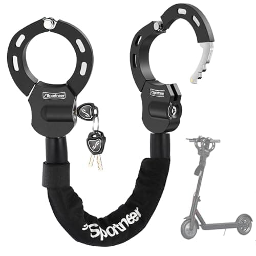 Sportneer 7mm Square Chain Lock