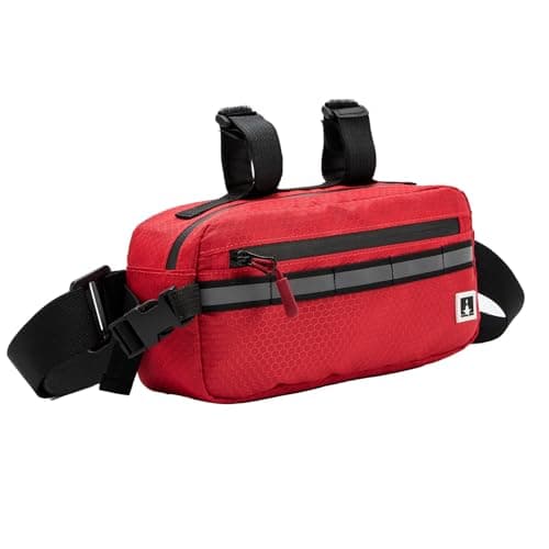 ROYALFAIR Handlebar Bag with Reflective Strips