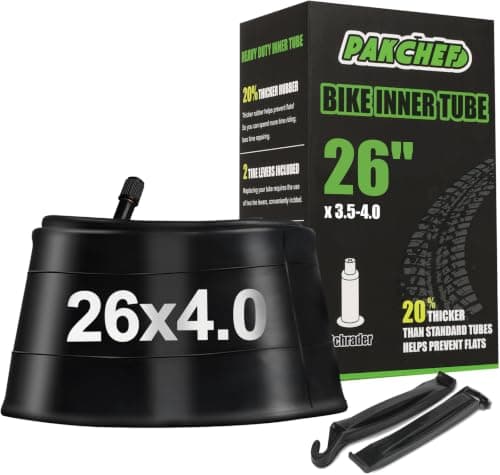 PAKCHEF Heavy Duty 26 x 4.0 Fat Bike Tube