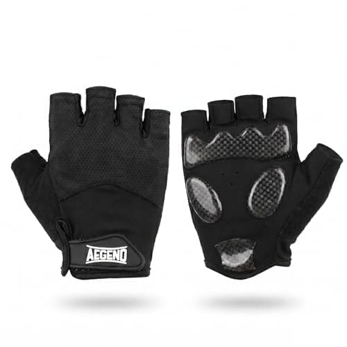 Aegend Gel Padded Half-Finger Gloves