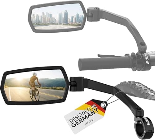Wittkop Bike Mirror (real glass, clamp-on)