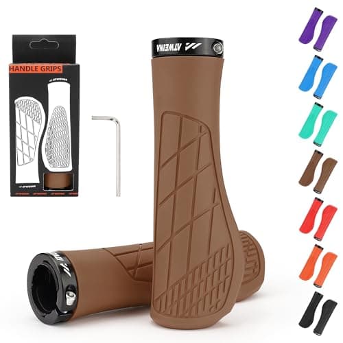 ATWEINA Ergonomic Rubber Grips in Brown