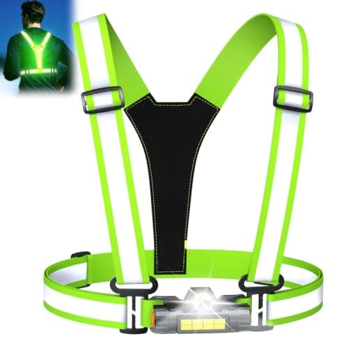 Samlior LED Vest with Adjustable Chest Beam