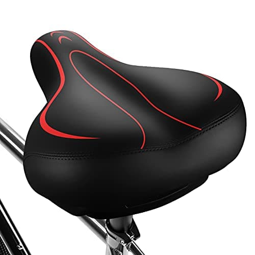 Xmifer oversized waterproof bike seat with extra padding