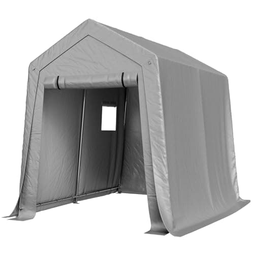 Aoxun 6x8x7 Portable Storage Shed Tent