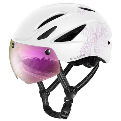 Odoland Magnetic Visor Helmet