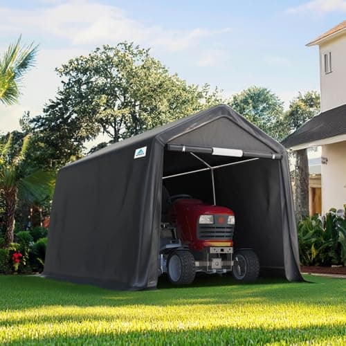 ADVANCE OUTDOOR 8x14 Steel Peak Roof Shelter