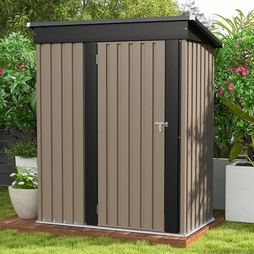 Patiowell 5x3 FT Metal Shed