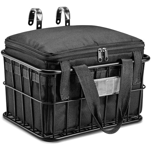 CDYWD Front Basket with Removable Liner Bag