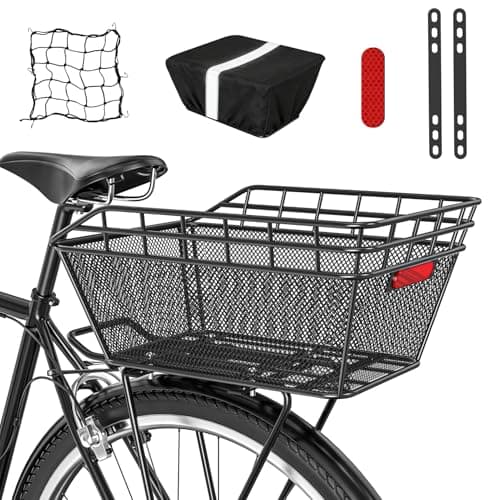 Lunies Large Rear Basket with Cargo Net