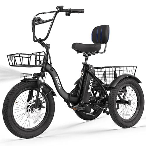ESKUTE 48V13Ah Folding Electric Tricycle