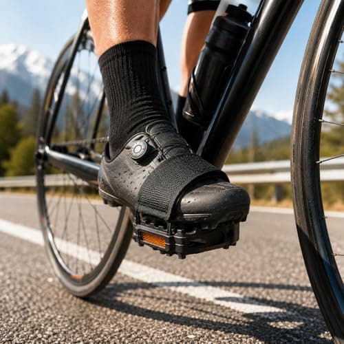 GXFVDLHXD Adjustable Nylon Foot Straps (2 pairs)