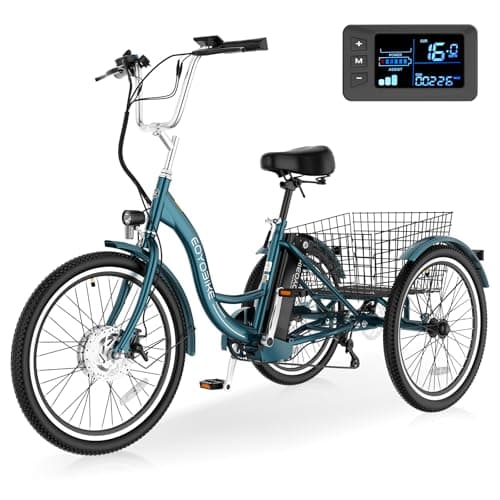 EOYOBIKE 24/26-Inch Electric Tricycle