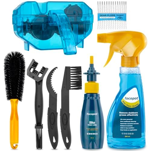focopot Bike Cleaning Kit with Degreaser and Scrubber