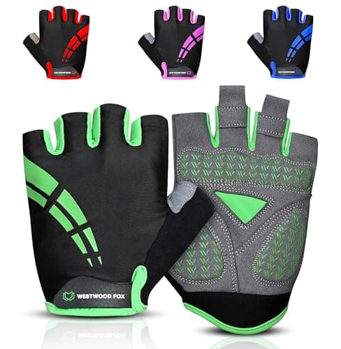 WESTWOOD FOX Gel Padded Half-Finger Gloves