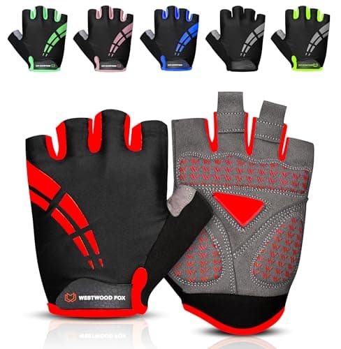 WESTWOOD FOX Gel Padded Half-Finger Gloves