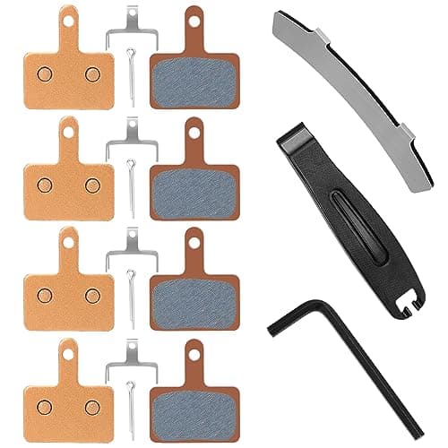 PACYTION Sintered Metal Brake Pads, 4 Pairs