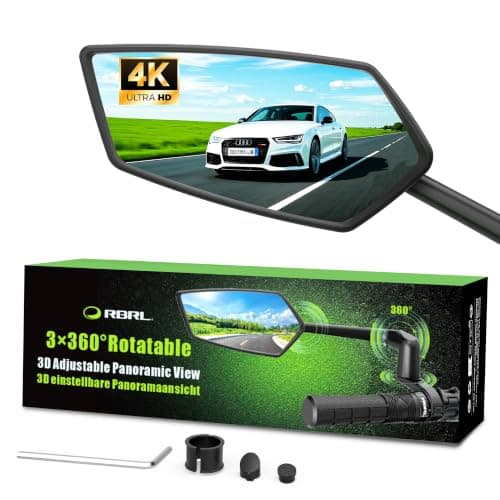 RBRL Bike Mirror with 3D Adjustable Arm (left)