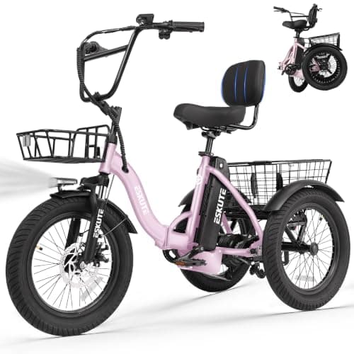 ESKUTE 624Wh Folding Electric Tricycle