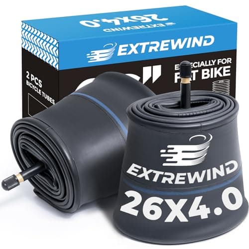 EXTREWIND 26 x 4.0 Heavy Duty Fat E-Bike Tube, 2 Pack