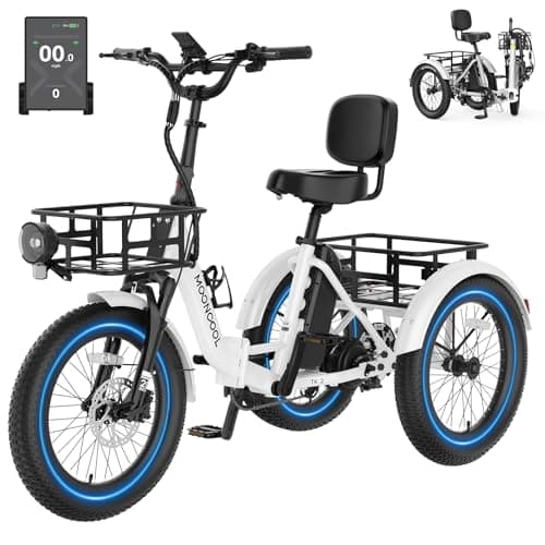 MOONCOOL 500W Folding Electric Trike