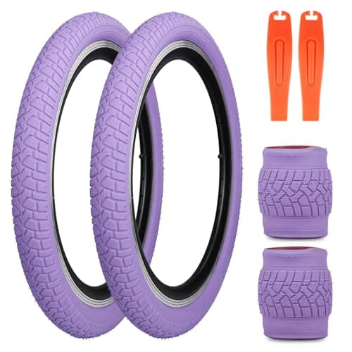 WEEROCK Colorful 20 x 2.125 (57-406) Folding Bike Tires, 2 Pack