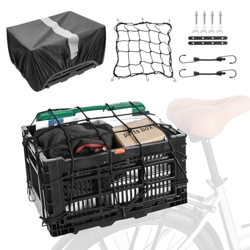 YEEGO DIRECT Collapsible Plastic Rear Basket