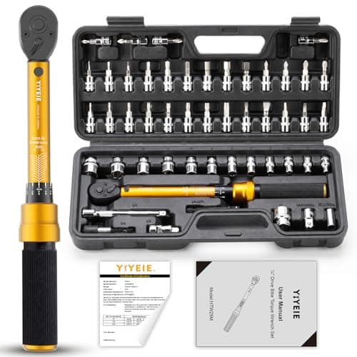 YIYEIE 50-Piece Bike Torque Wrench Set