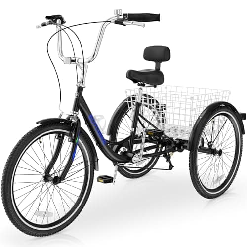 Slsy Adult Tricycle 3-Wheeled Bike