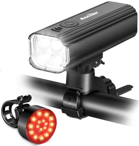 Ascher 1000 Lumen Light Set with Tail Light