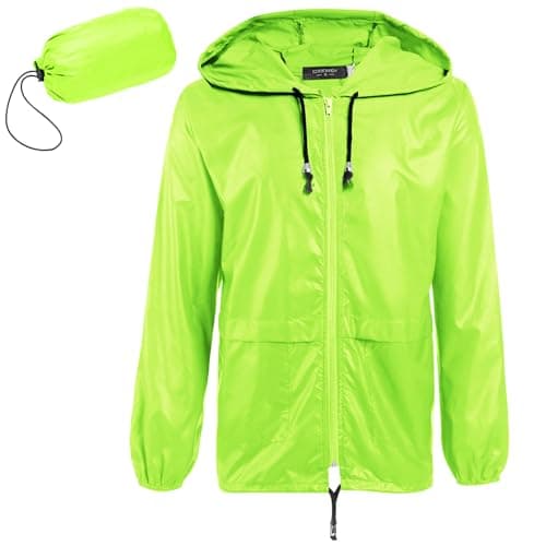 COOFANDY Men's Lightweight Cycling Rain Jacket