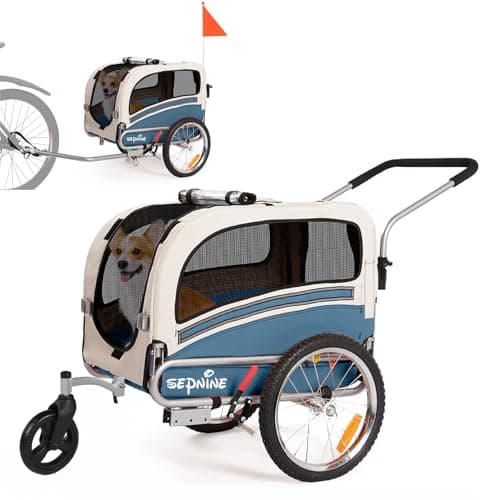 Sepnine 2-in-1 Pet Trailer