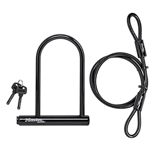 Master Lock 8385D U-Lock with 4 ft Cable