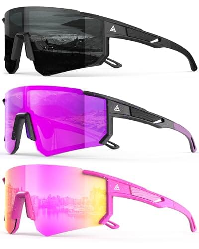 QALLY Polarized Sports Sunglasses